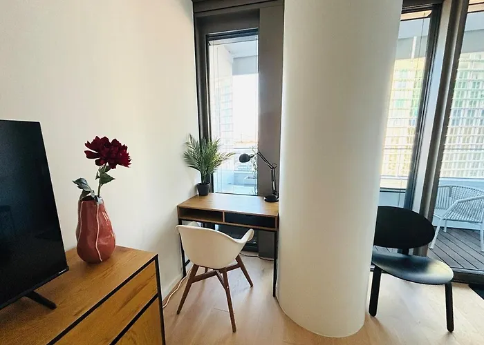 Apartmán Modern Overlooking The Skyline & Danube Vídeň